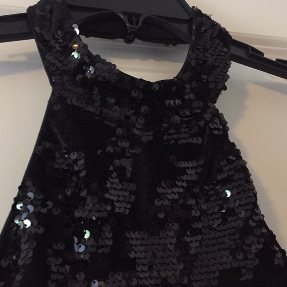 Black Sequin Dress - Picture 3 of 5